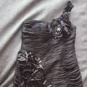 Formal Black Short Dress